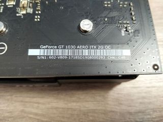 MSI GeForce GT 1030 Aero ITX 2G OC Tarjeta Gráfica