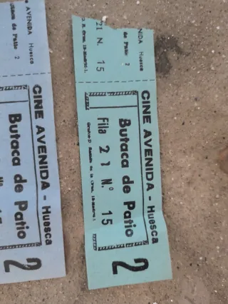 Entradas Cine Avenida Huesca - Butaca de Patio