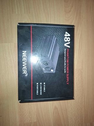 Microfone Neewer NW-700 + Fonte Phantom 48V