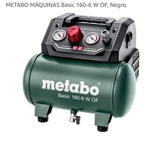 Compresor Metabo Basic 160-6 W OF Negro