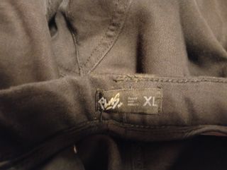 Pantalón ancho hombre negro