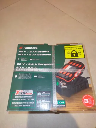 Atornillador impacto Parkside + Bateria y Cargador