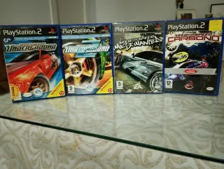Lote 4 Juegos Need for Speed PS2