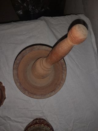 Set 3 Mortai Antichi in Legno