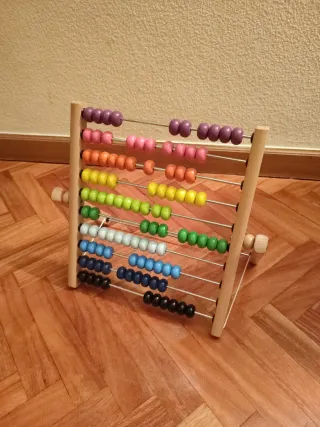 Ábaco de madera Ikea