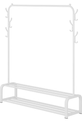 Burro ropero blanco metal