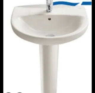 Lavabo de pie blanco porcelana