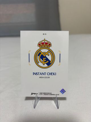 Tarjeta Arda Güler Real Madrid Autografiada