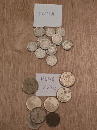 Monedas de Rusia, Argentina, Rúsia, Japón, etc