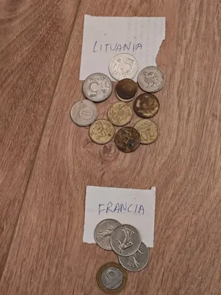 Monedas de Rusia, Argentina, Rúsia, Japón, etc