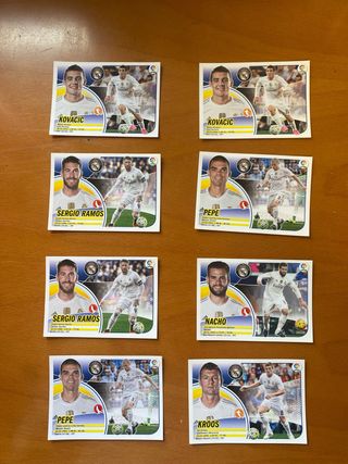 Cromos de Fútbol Real Madrid Colección 2016-17