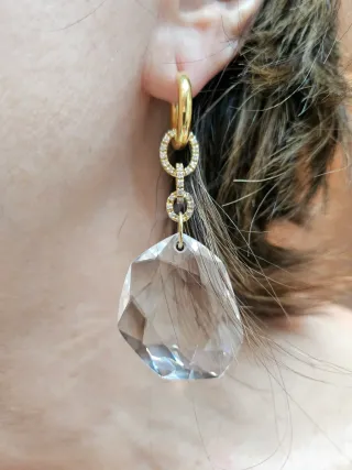 Pendientes H.Stern Oro y Brillantes