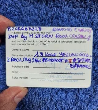 Pendientes H.Stern Oro y Brillantes