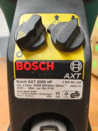 Triturador de ramas Bosch AXT 2000 HP