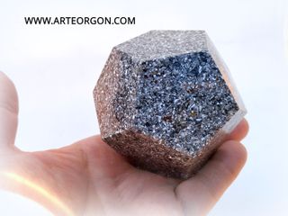 Dodecaedro de orgonita pura (ELECTRONITE)