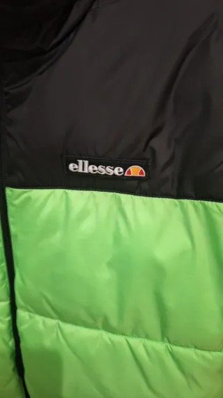Chaqueta Ellesse Invierno Negra y Verde