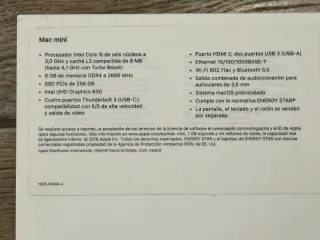 Mac Mini 2018 i5 256GB