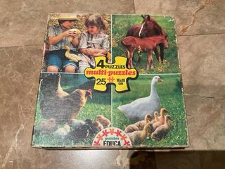 Set antiguos 4 X Puzzles Educa.
