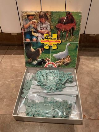 Set antiguos 4 X Puzzles Educa.