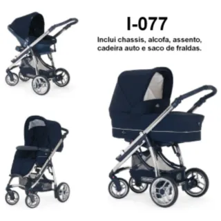 Silla de paseo Bebecar I3 azul marino