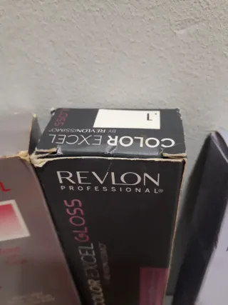 Lote tintes capilares Montibello y Revlon