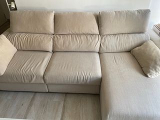 Sofá Chaiselongue 3 Plazas IKEA Beige