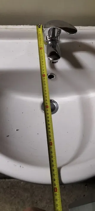 Mobile bagno blu e bianco