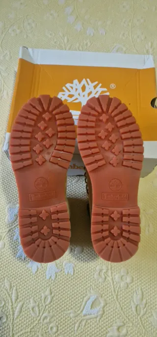 Botas Timberland Castanho/Vermelho Tamanho 42