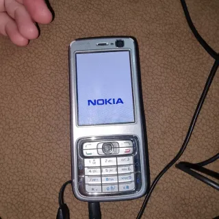 Teléfono Móvil Nokia n73 Plata