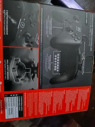 Mando PowerA Cable Nintendo Switch OLED Negro