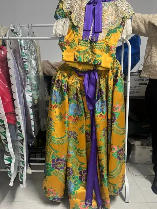 Traje de Fallera Multicolor