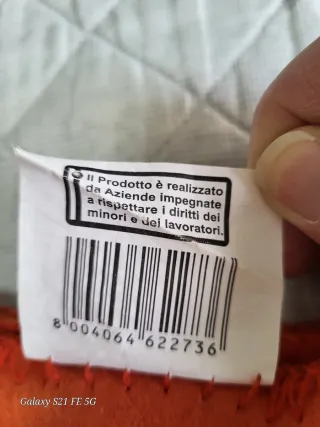 Coperta in pile arancione