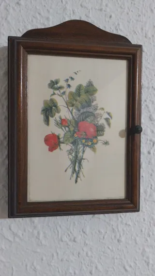 Colgador de llaves de madera