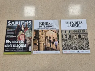 Lot de revistes "Sàpiens"