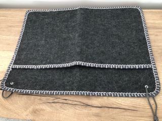 Bolsa de almacenamiento fieltro gris (49x36,5x1cm)