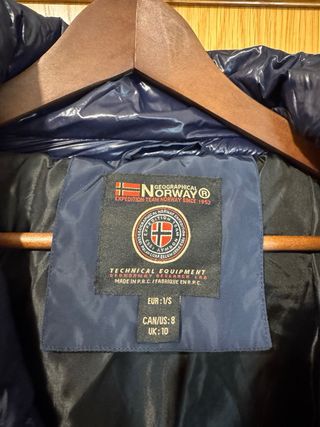 Parka modelo Ablackstone Azul Mujer