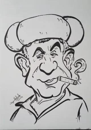 Caricatura Original P&B