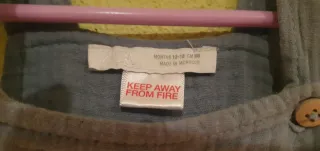 Conjunto Zara body y ranita bebé