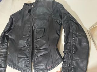 Chaqueta Cuero/Piel/ Motera Talla S/Mujer Mustang