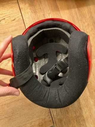 Casco esquí niño Wed'ze rojo 3-4 años