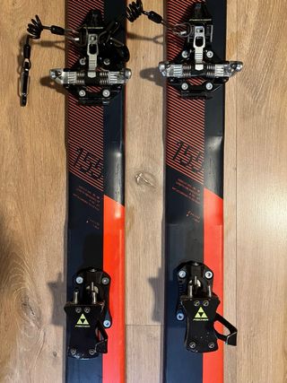 Esquis montaña +Fijaciones  + Pieles Fischer