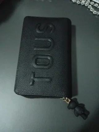 Monedero Tous Negro Oso