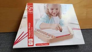 Arpa de juguete madera de Hape Happy Harp