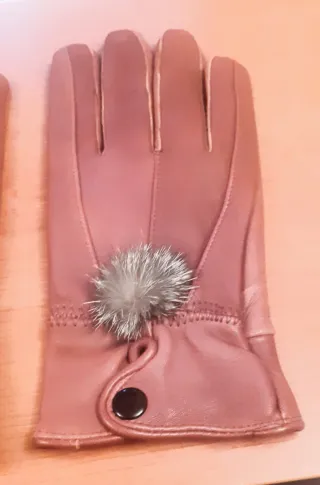 Guantes de piel mujer