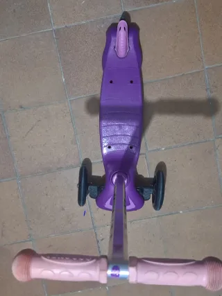 Patinete 3 Ruedas Infantil Morado