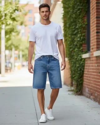 Bermudas vaqueros - Hombre talla 40