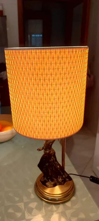 Lampada Liberty Bronzo Firmata Lluis Jorda