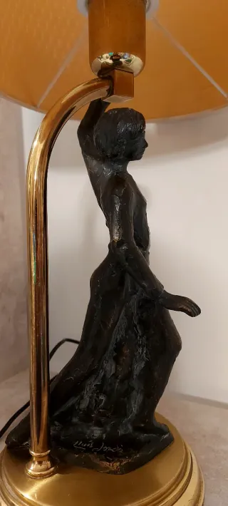 Lampada Liberty Bronzo Firmata Lluis Jorda