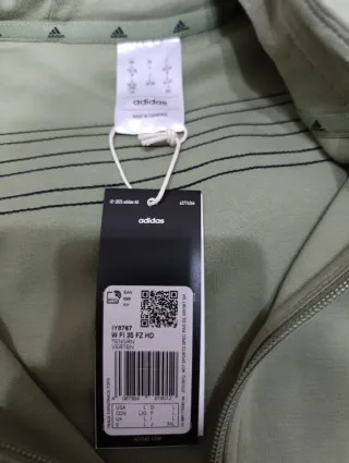 Sudadera Adidas Verde con Capucha