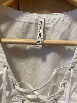 Blusa Stradivarius sin mangas talla M